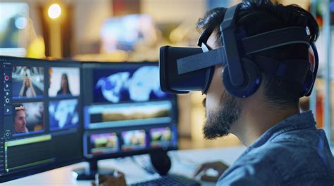virtual reality editing.